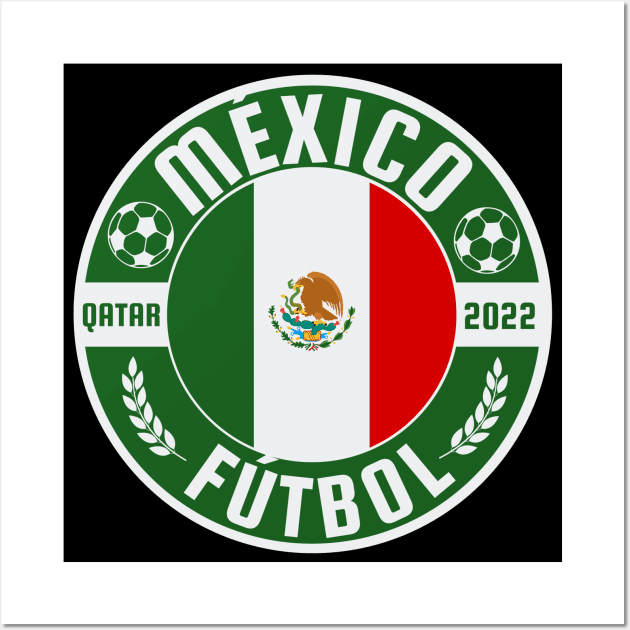 Mexico Futbol Wall Art by footballomatic